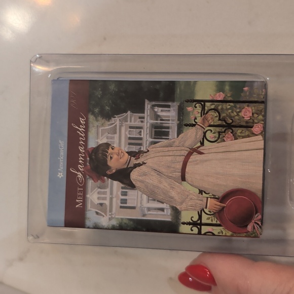 American Girl Doll Plaid Dress Doll with Book - Picture 3 of 4